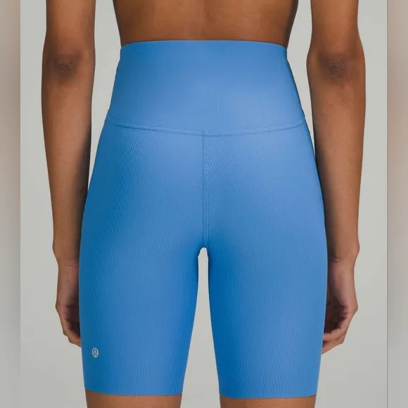 Lululemon Base Pace High-Rise Short *Ribbed Nulux in Blue Nile - Like New