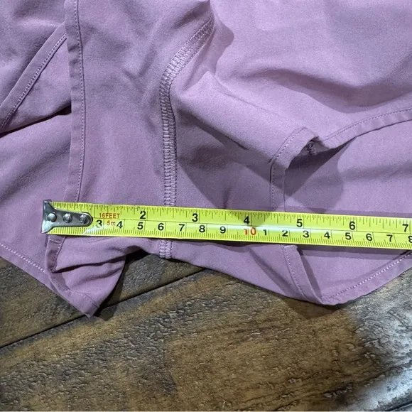 Lululemon Hotty Hot Figue Rose Blush Pink Gym Running Active Athletic Shorts 10