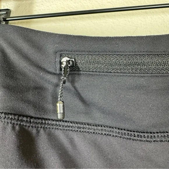 Lululemon Run Speed Up Shorts Solid Black Athletic Workout Gym Size 6