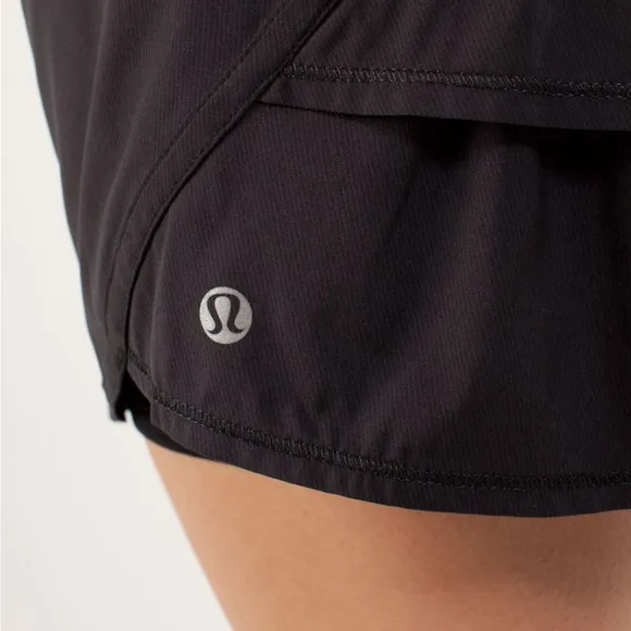 Lululemon Run: Track Attack Athletic Skirt Skort in Black size 2