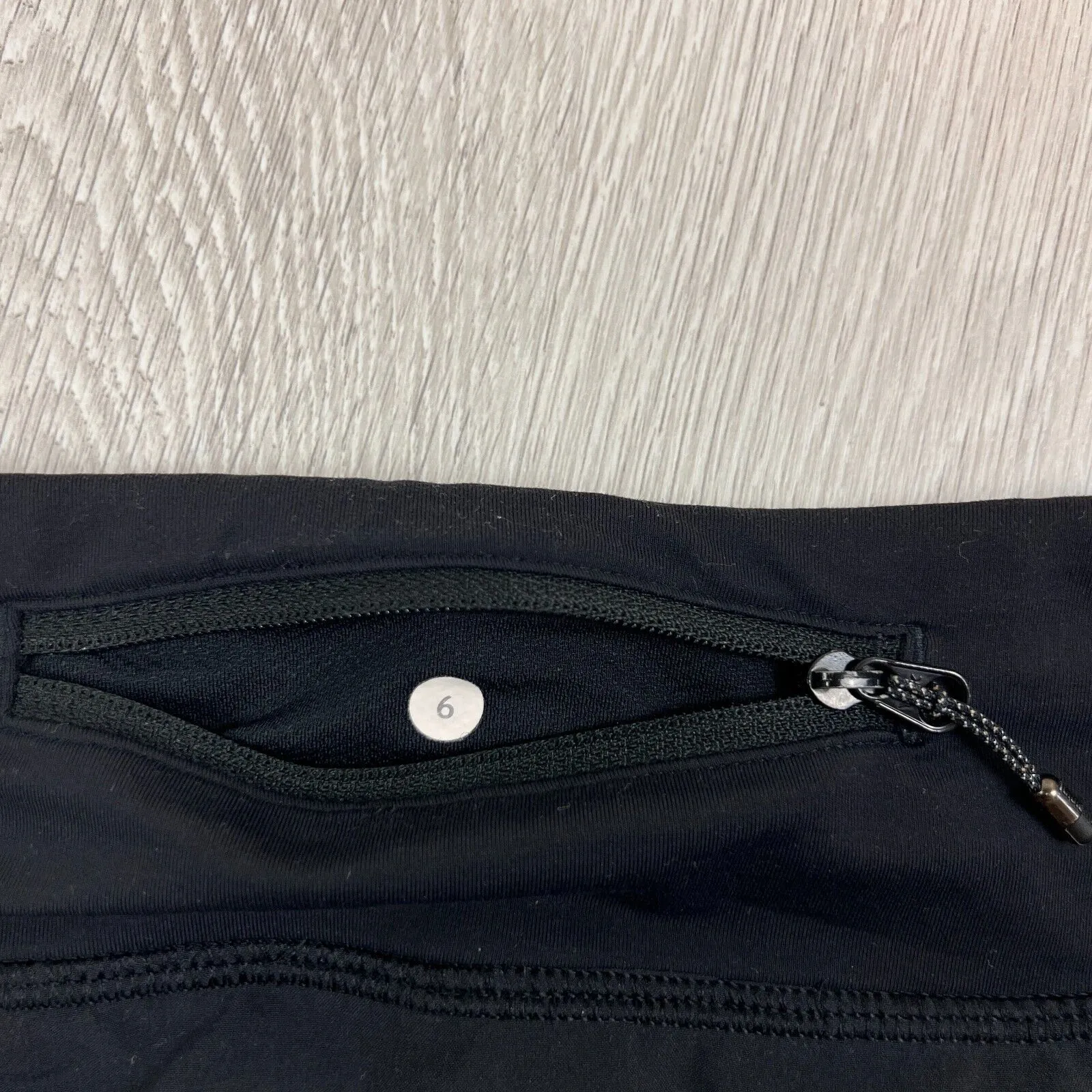 Lululemon Womens Black Running Shorts Activewear Shorts Size 6