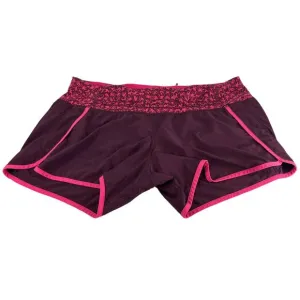 Lululemon Women's Burgundy w/Pink Detail Running Shorts Size 8