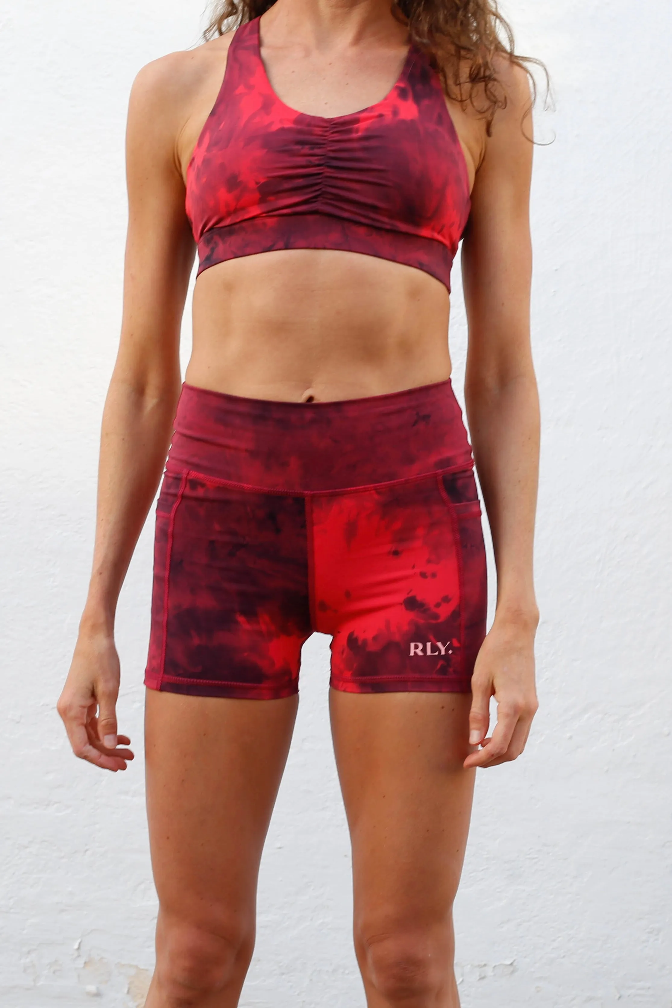 Madison Pocket Shorts (cherry ribbed)