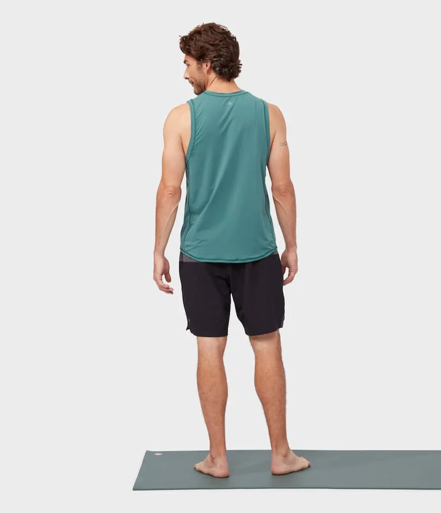 Manduka Apparel - Men's Tech Tank - Deep Surf