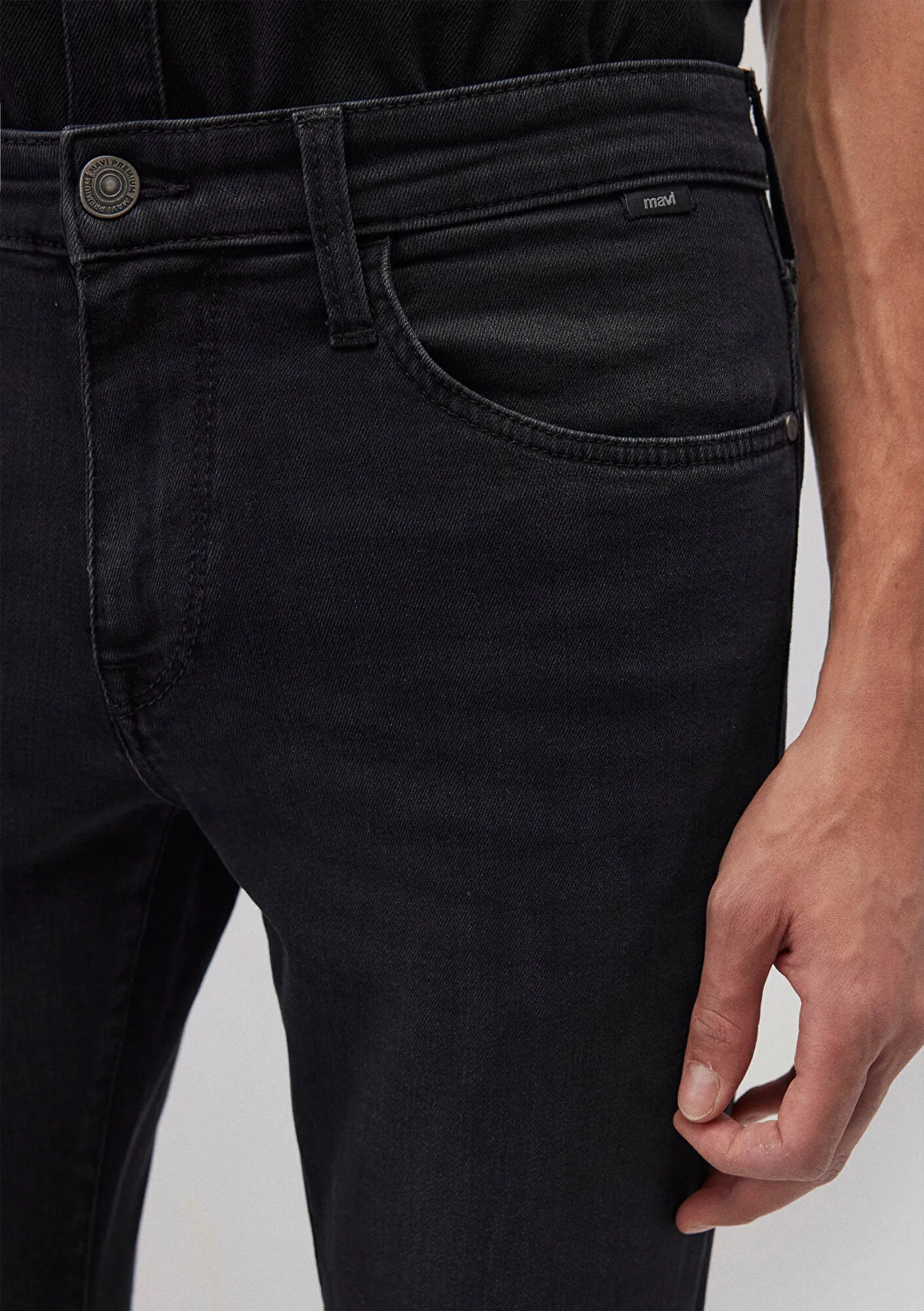 Marcus Deep Smoke Mavi Black Jean Pants