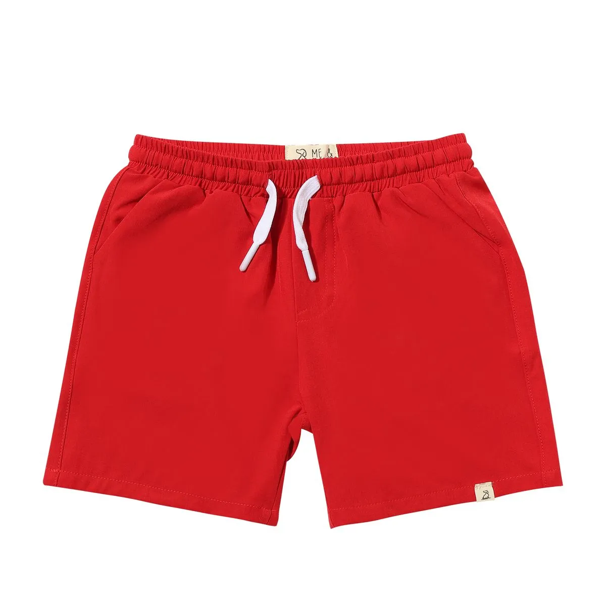 Me & Henry Splash Swim Shorts- Red