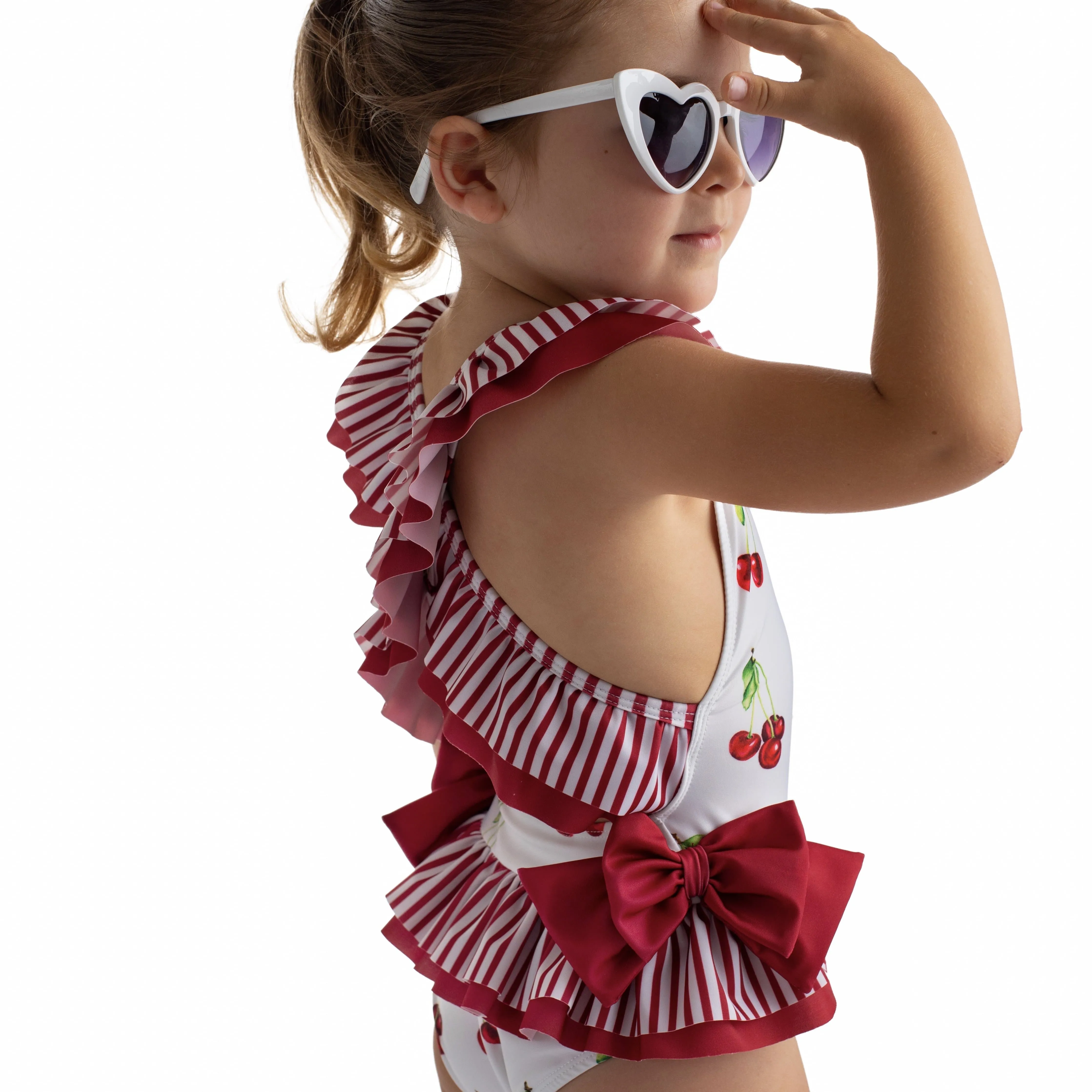 MEIA PATA - Formentera Cherries Print Swimsuit