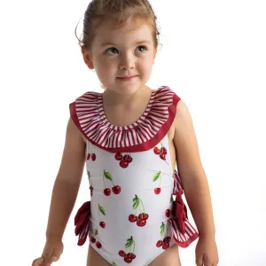 MEIA PATA - Formentera Cherries Print Swimsuit