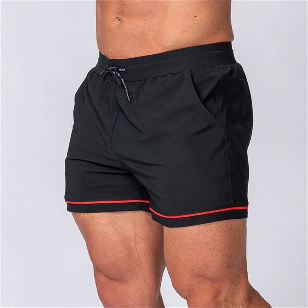 Men Fitness Workout Bermuda  Bodybuilding Skinny Shorts