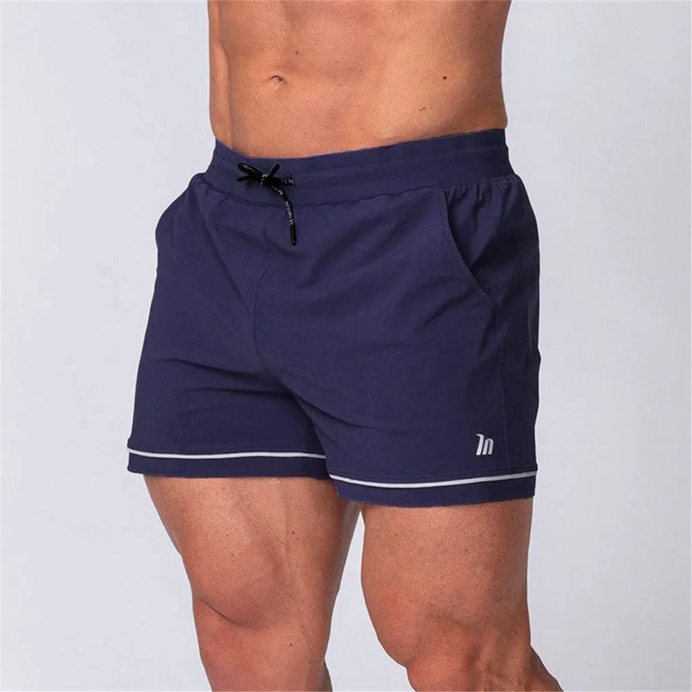 Men Fitness Workout Bermuda  Bodybuilding Skinny Shorts