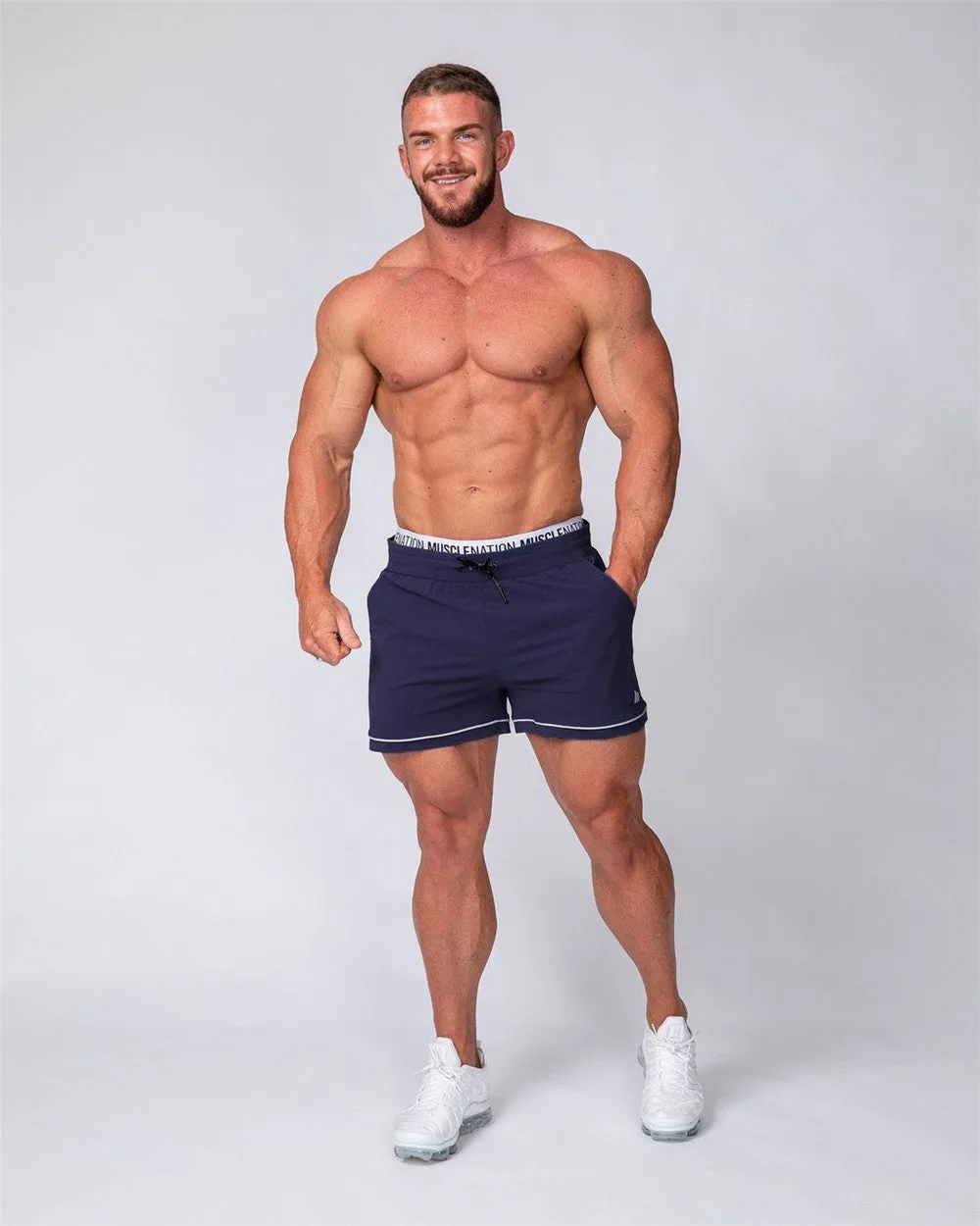 Men Fitness Workout Bermuda  Bodybuilding Skinny Shorts