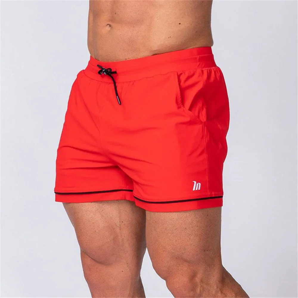 Men Fitness Workout Bermuda  Bodybuilding Skinny Shorts