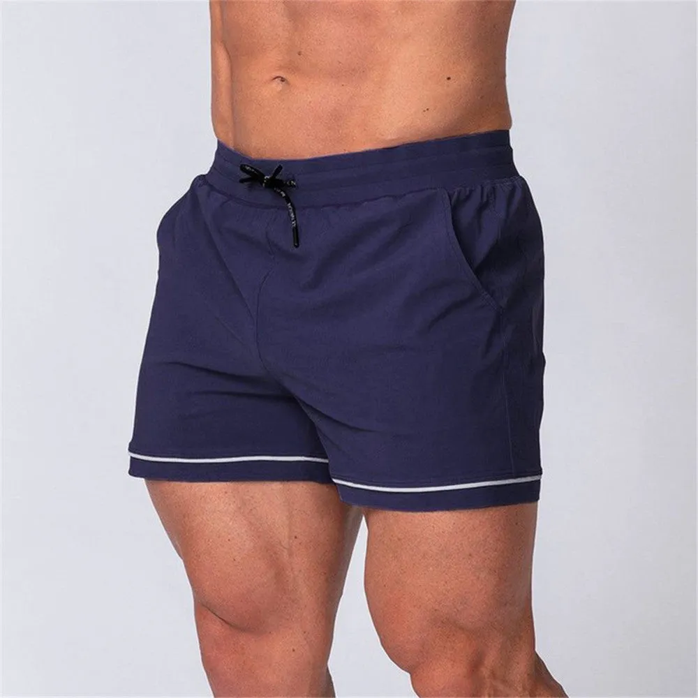 Men Fitness Workout Bermuda  Bodybuilding Skinny Shorts