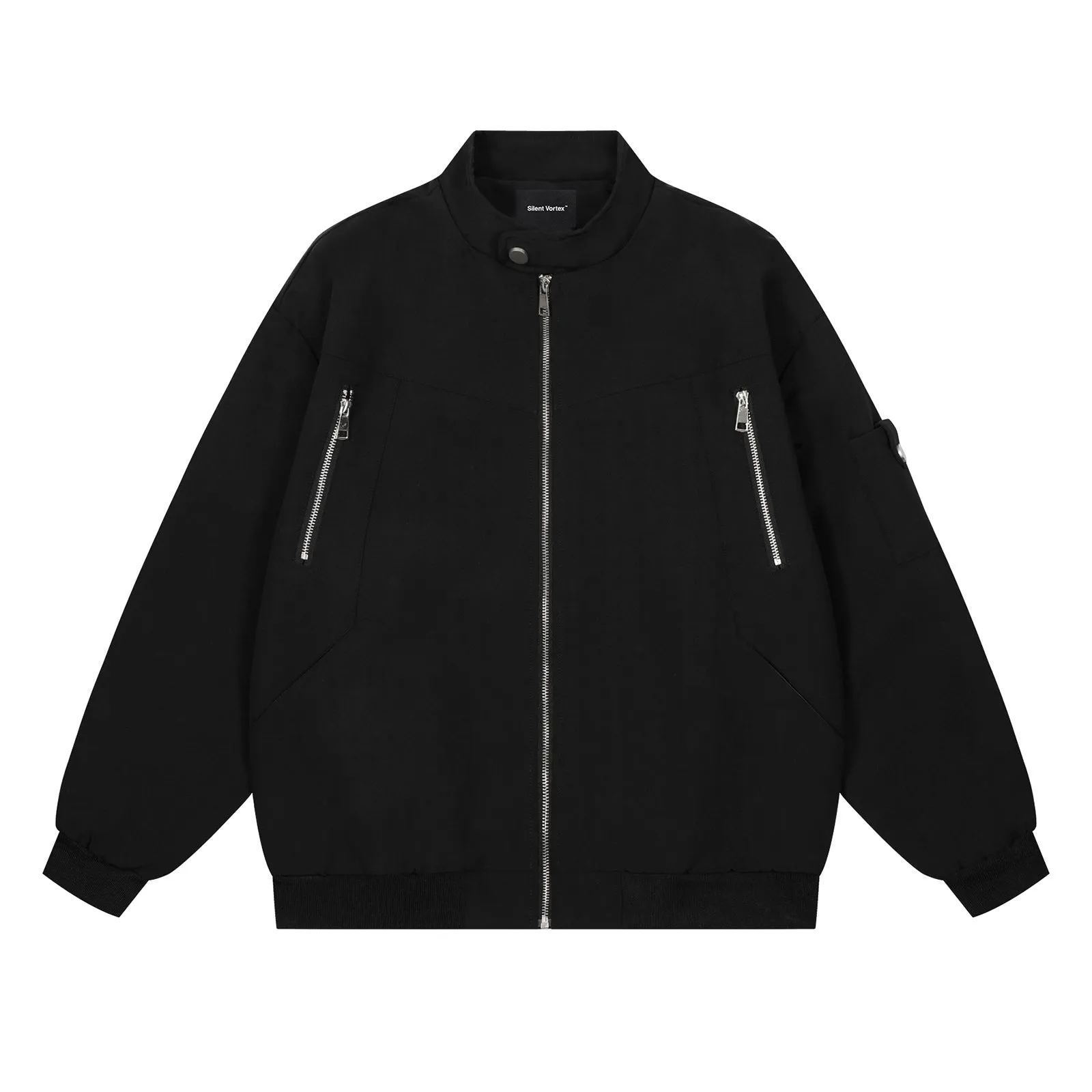 Men's Jacket Lightweight Bomber Jacket Casual Windbreaker Jackets Windproof Zip Up Coats with Pockets