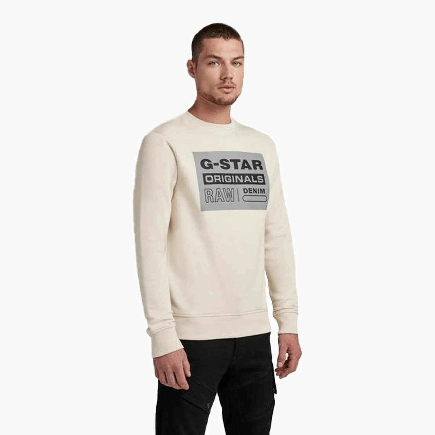 Men's Original Label R Crew Neck Sweatshirt