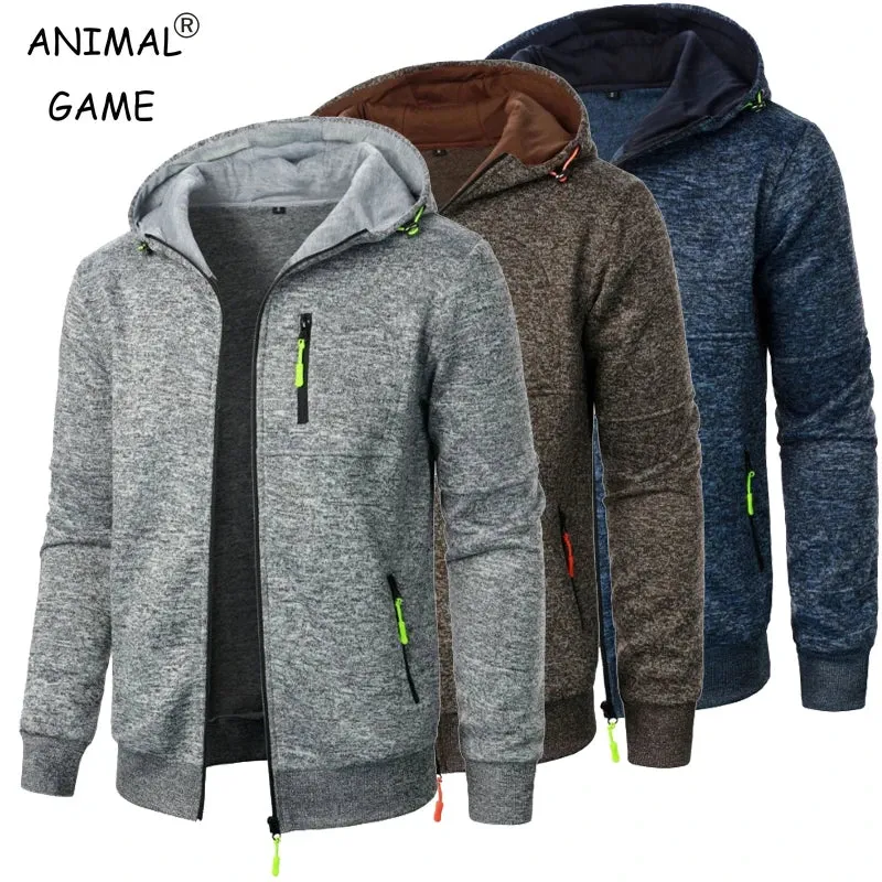 Men's Oversized Zipper Hoodie – Streetwear Winter Jacket