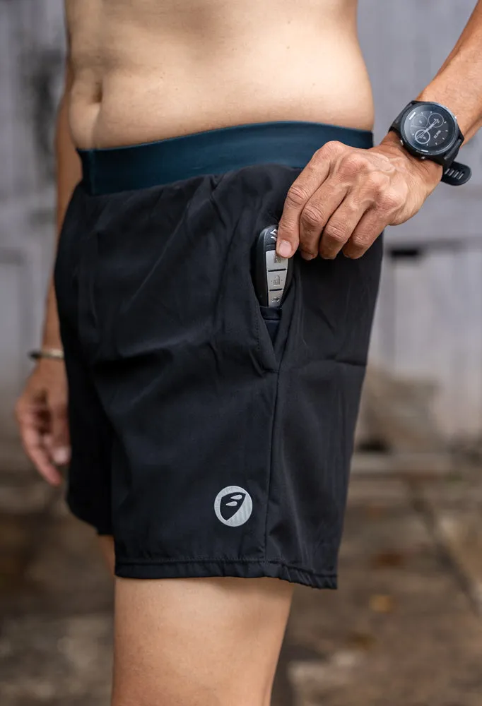 Mens Running | Shorts | 5 inch | Carbon