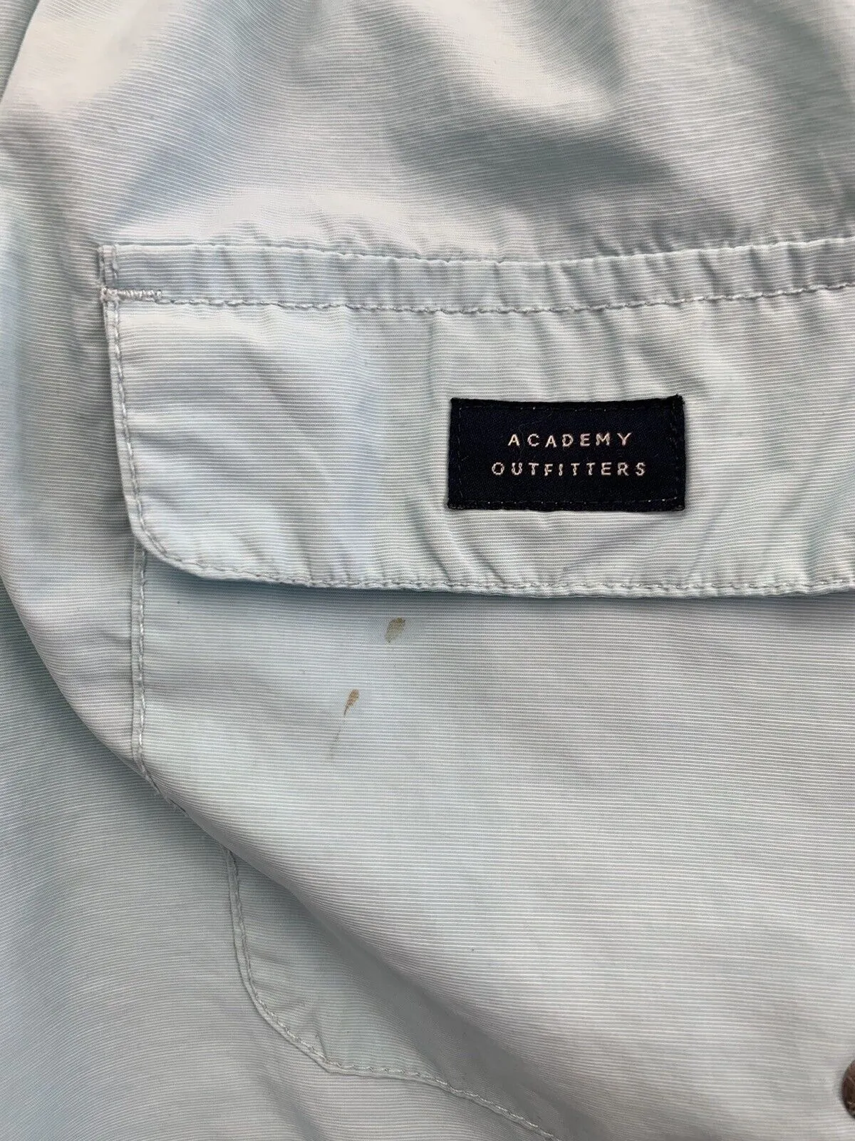 Men’s The Academy Brand Blue Swim Shorts Board Shorts Boardies Size 28