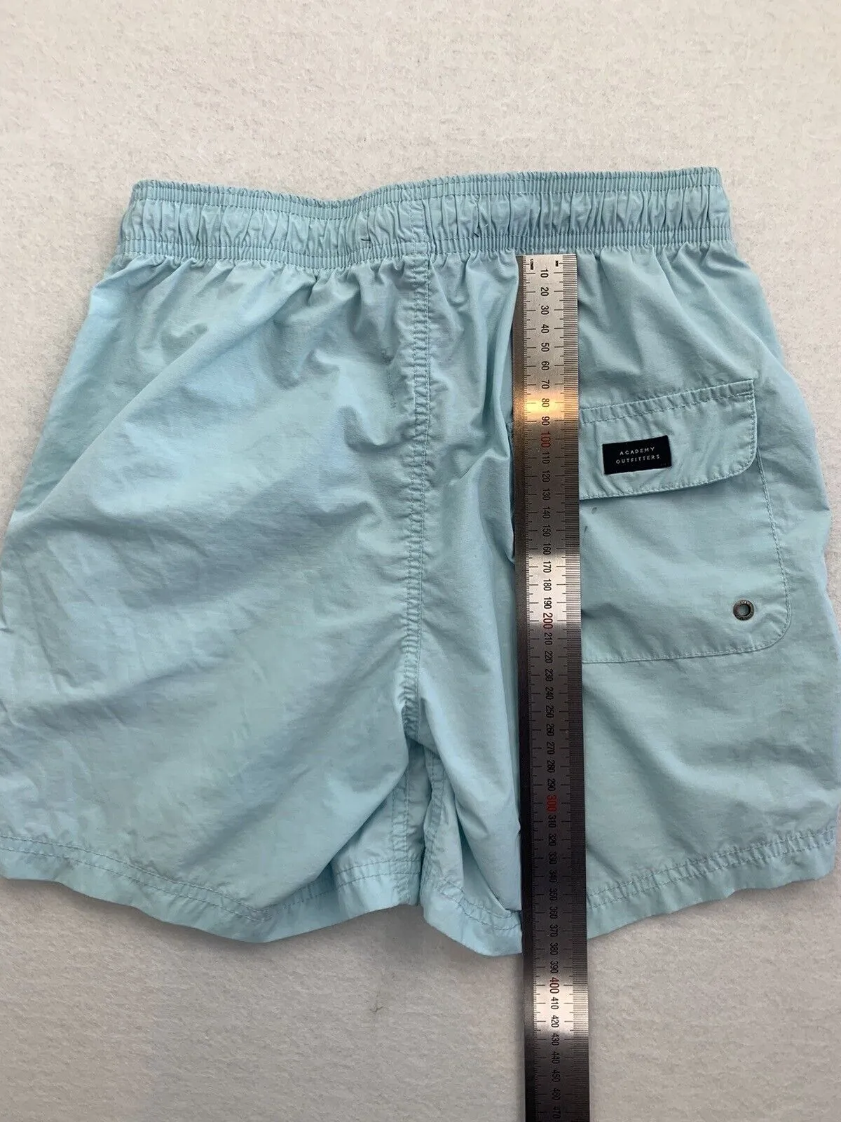 Men’s The Academy Brand Blue Swim Shorts Board Shorts Boardies Size 28