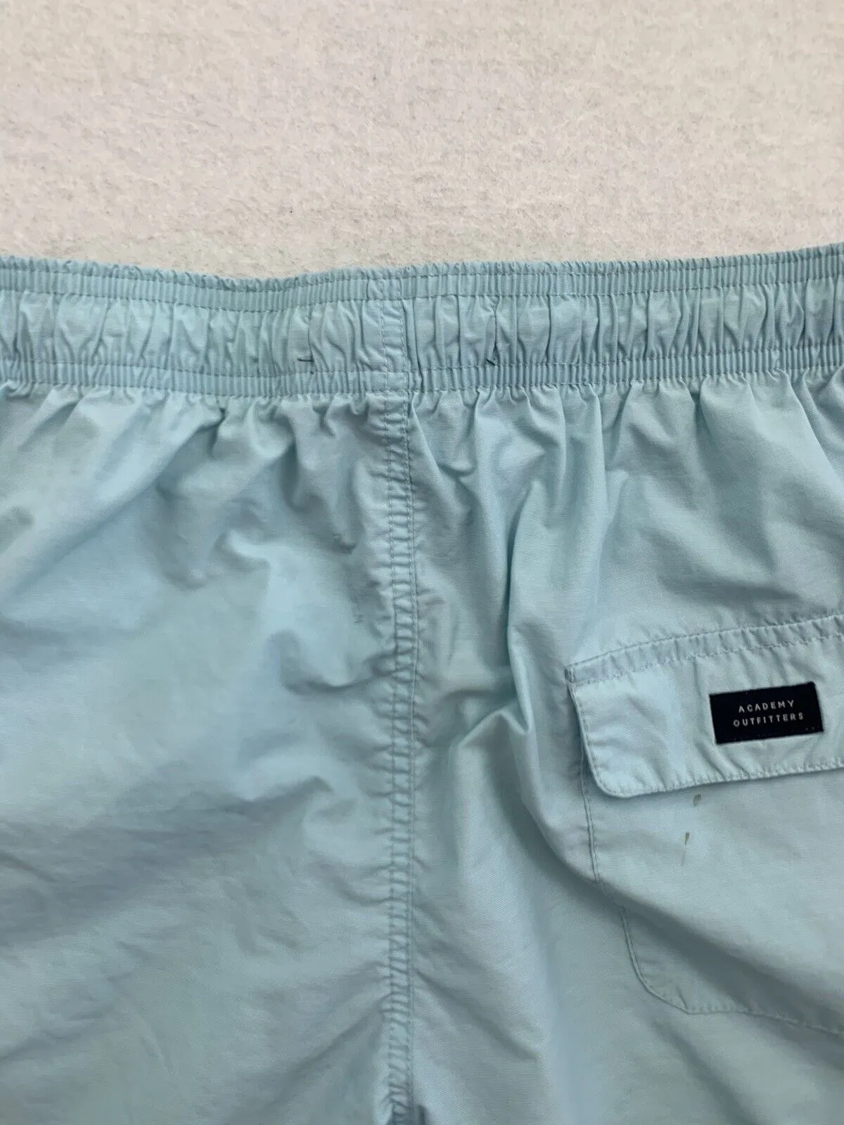 Men’s The Academy Brand Blue Swim Shorts Board Shorts Boardies Size 28