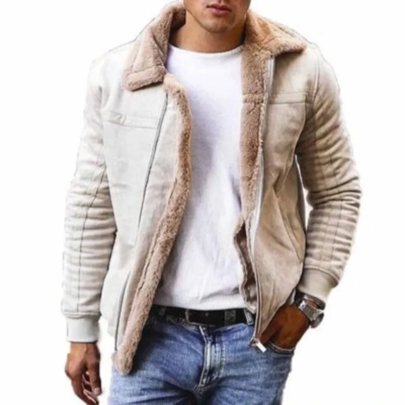 Men's Vintage-Style Bomber Jacket