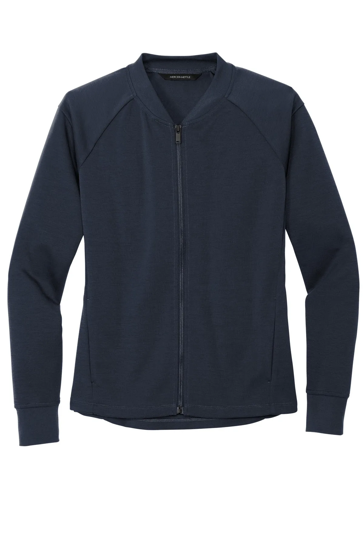 Mercer Mettle Women's Double-Knit Bomber MM3001 Night Navy