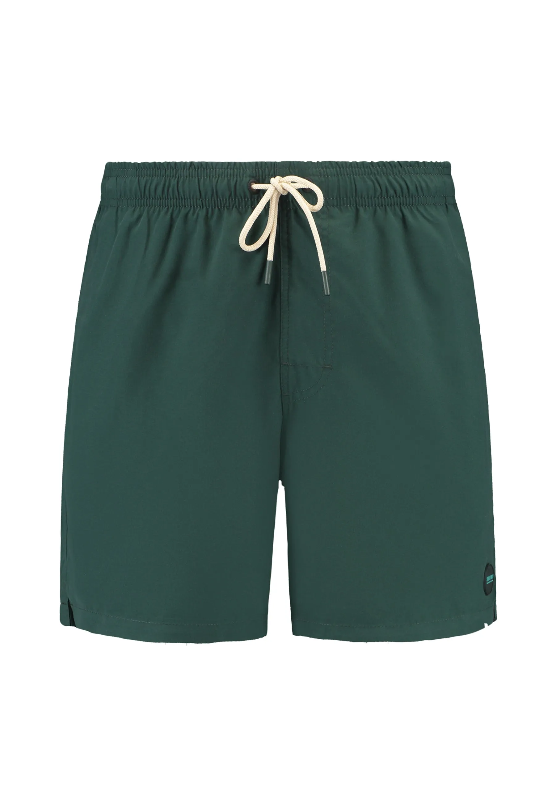 MIKE swim shorts solid | green leaf