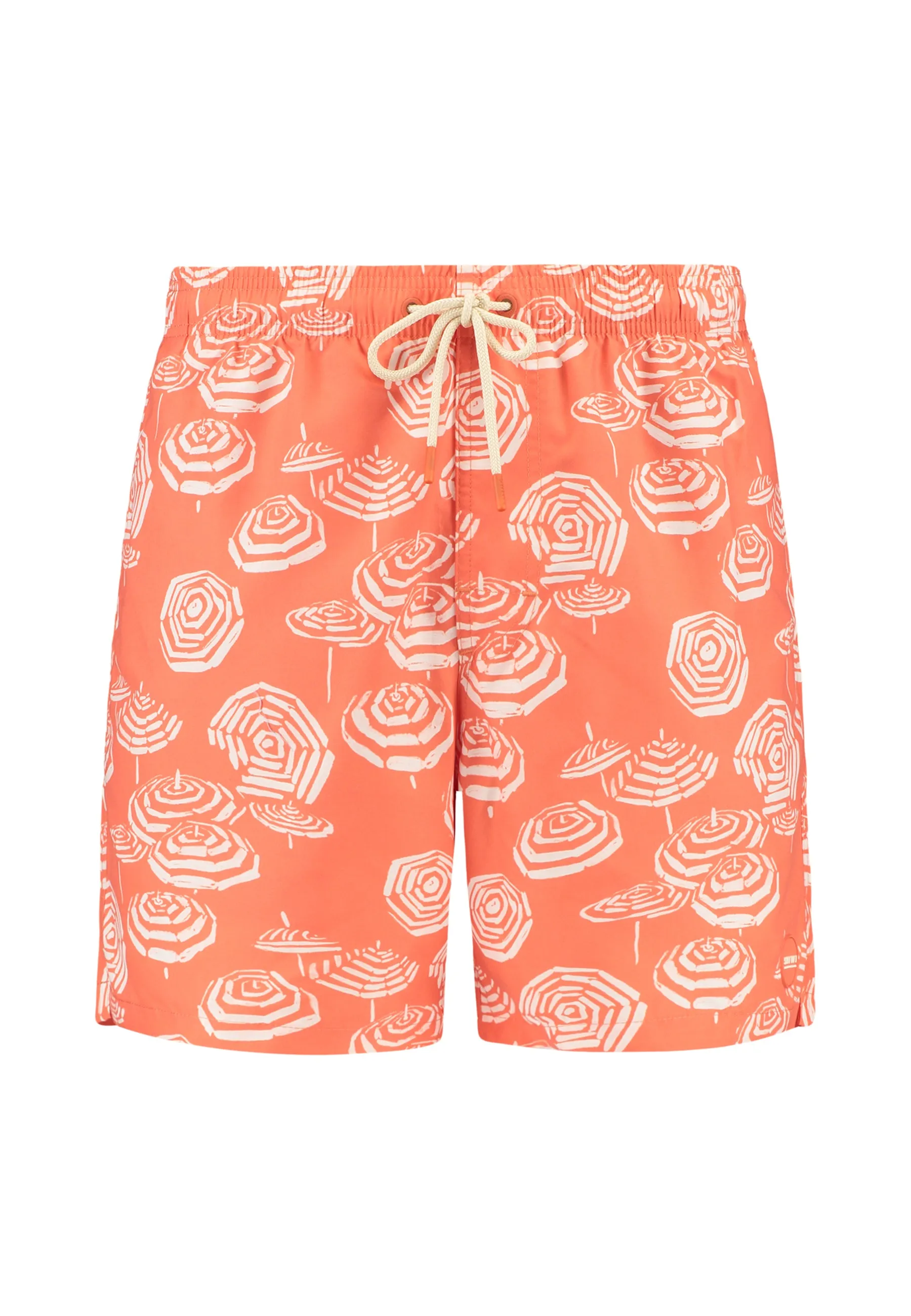 MIKE swim shorts umbrellas | orange coral