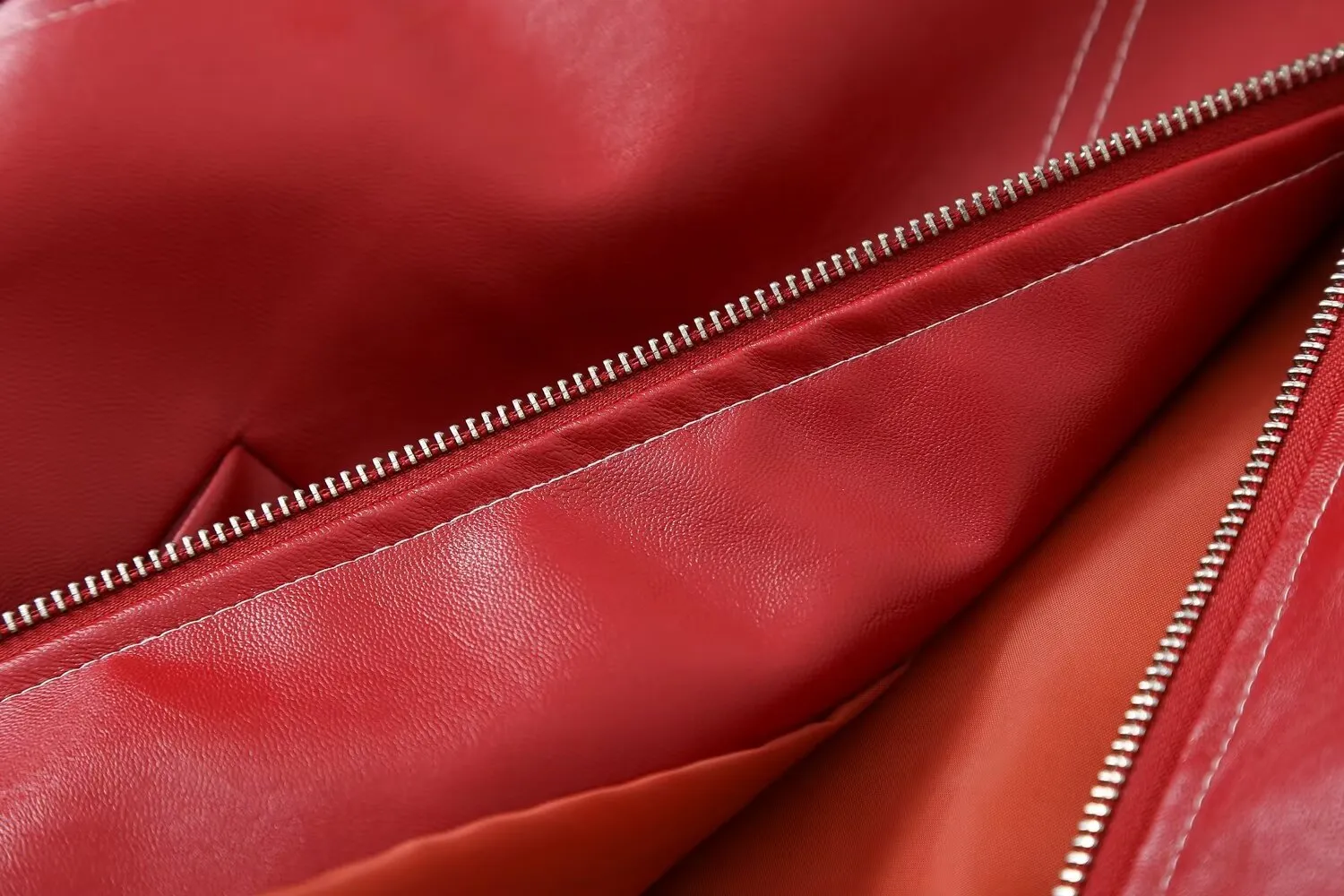 Modern Edge Women's Faux Leather Bomber Jacket
