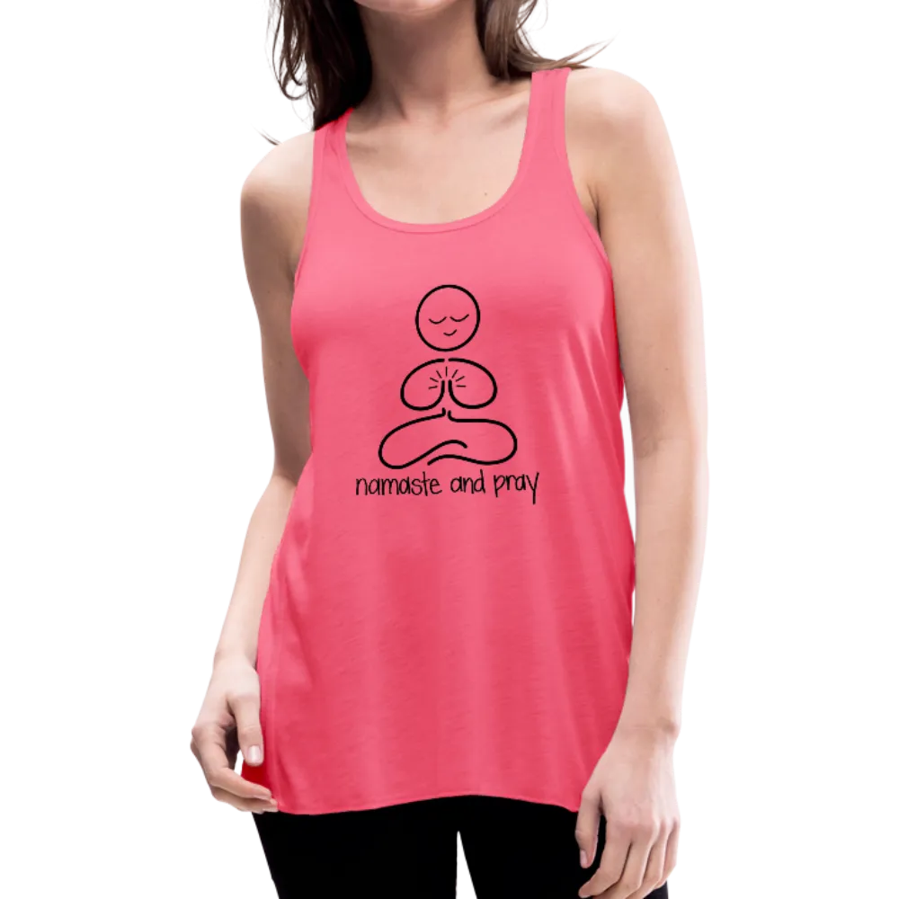 Namaste And Pray Women's Flowy Tank Top
