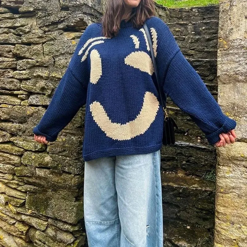 Nancy - oversized knit sweater for women