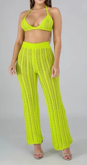 Neon Rave Poolside swimsuit coverup