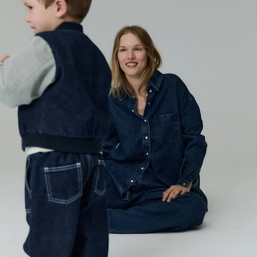 Neptuno Baby Denim Pants | Midnight Blue