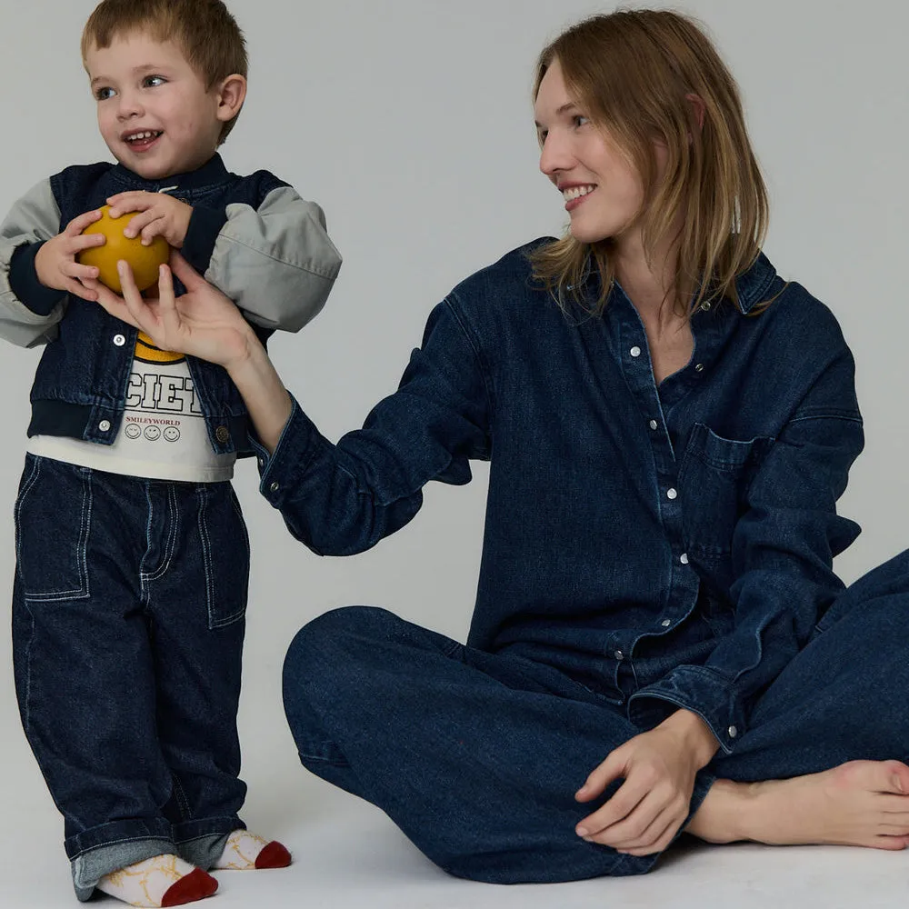 Neptuno Baby Denim Pants | Midnight Blue