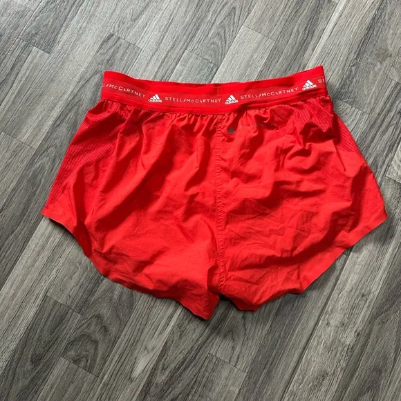 NEW Adidas by Stella McCartney Running Shorts Red M