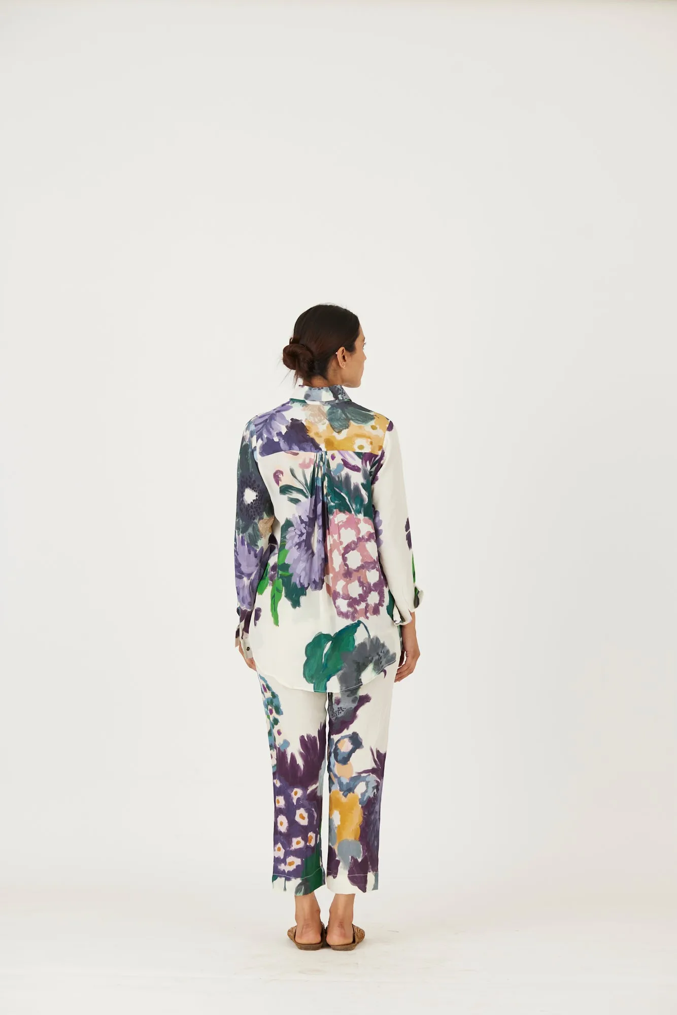 New Season Fall 24/Summer 25-Coord Set-Crepe-Mara Multi Color-YAMLS16-Fashion Edit Yam
