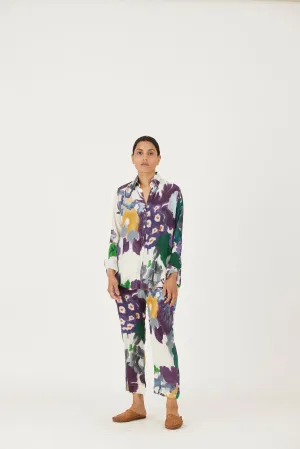 New Season Fall 24/Summer 25-Coord Set-Crepe-Mara Multi Color-YAMLS16-Fashion Edit Yam