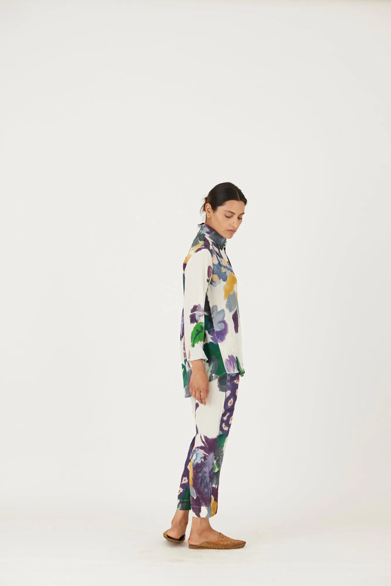 New Season Fall 24/Summer 25-Coord Set-Crepe-Mara Multi Color-YAMLS16-Fashion Edit Yam