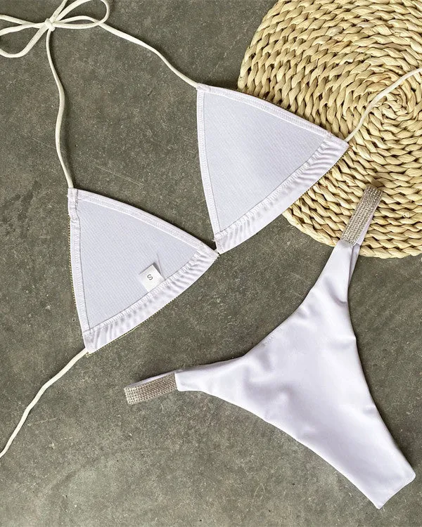 New Sequin Halter Mini Bikini Sets