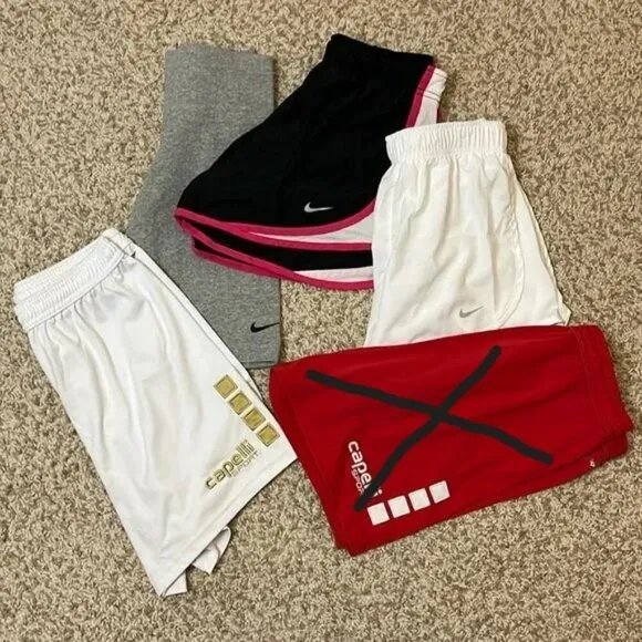Nike and Capelli Sport Shorts Bundle - Size XS