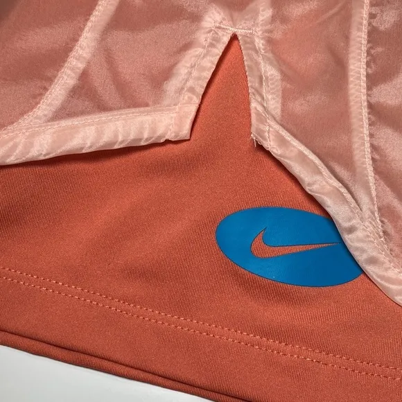 Nike women's Icon Clash Tempo Luxe Mid-rise running shorts.