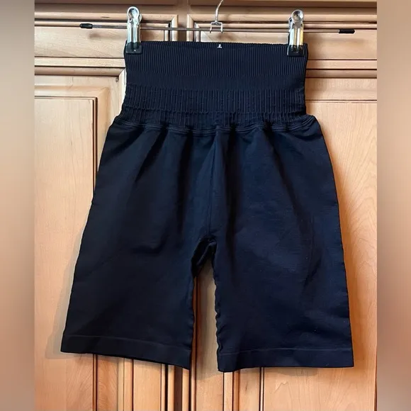 NWOT Free People Good Karma Ruched Bike Shorts