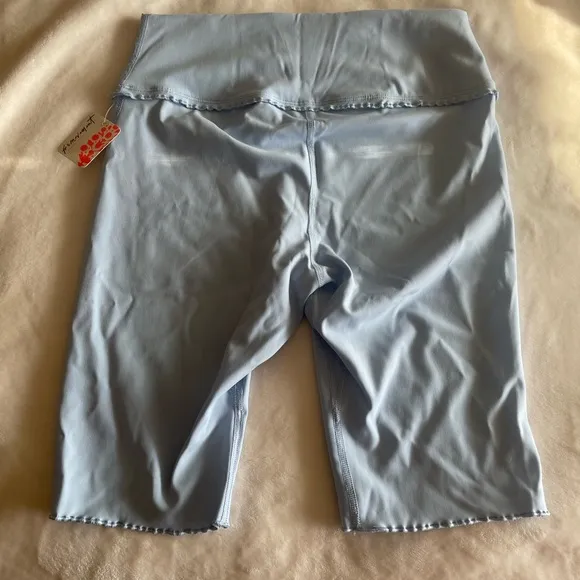 NWT Free People Movement Heart Rate Biker Shorts Women’s Medium Bluemoon Quartz