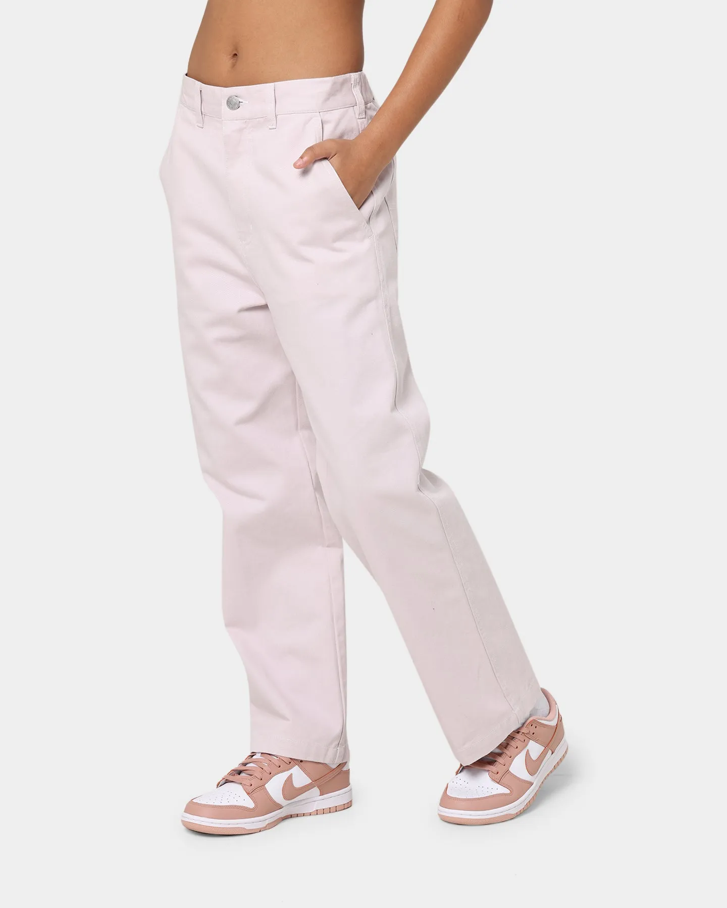 Obey Women's Brighton Carpenter Pants Purple Paste