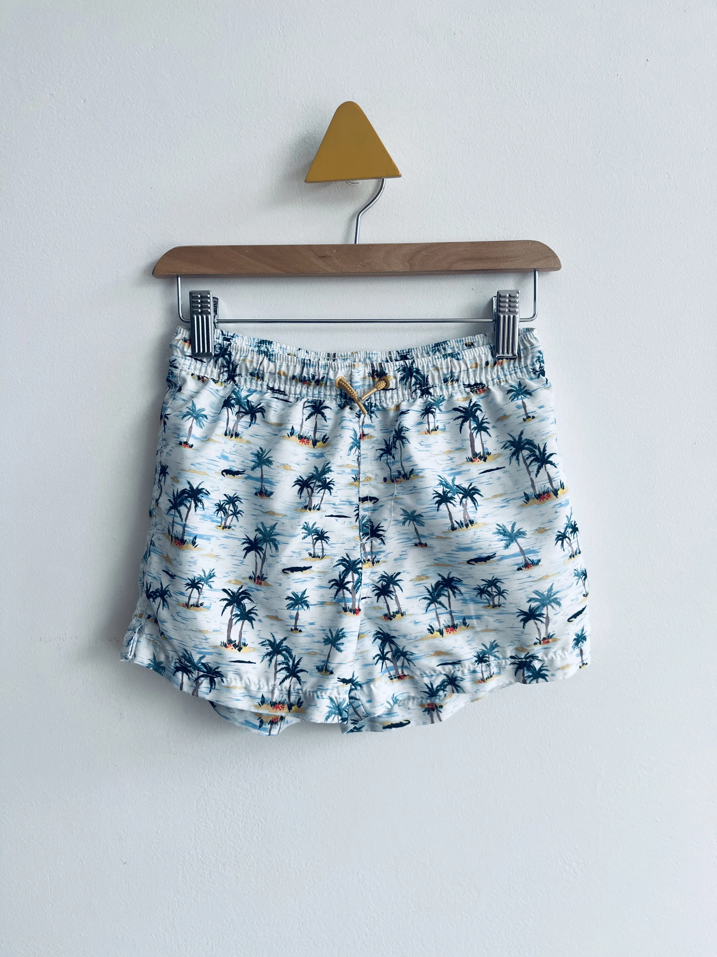 Palm Tree Swim Shorts // 8-9Y