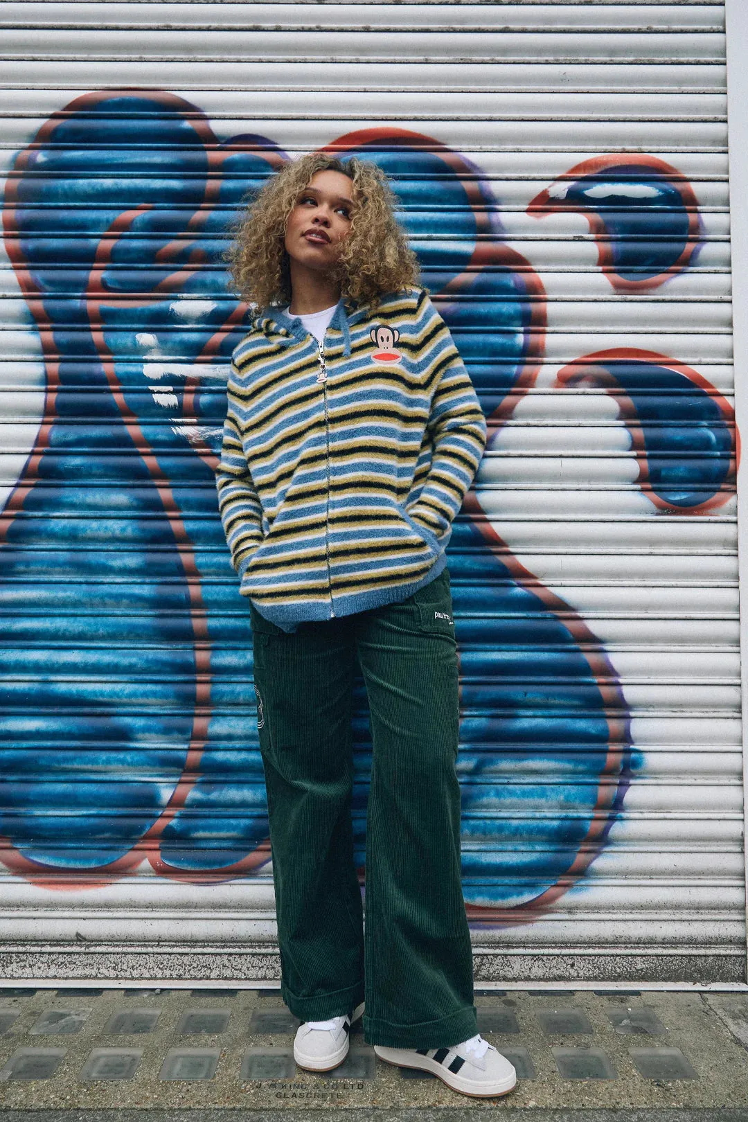 Paul Frank x Daisy Street Zip Through Knit Jumper