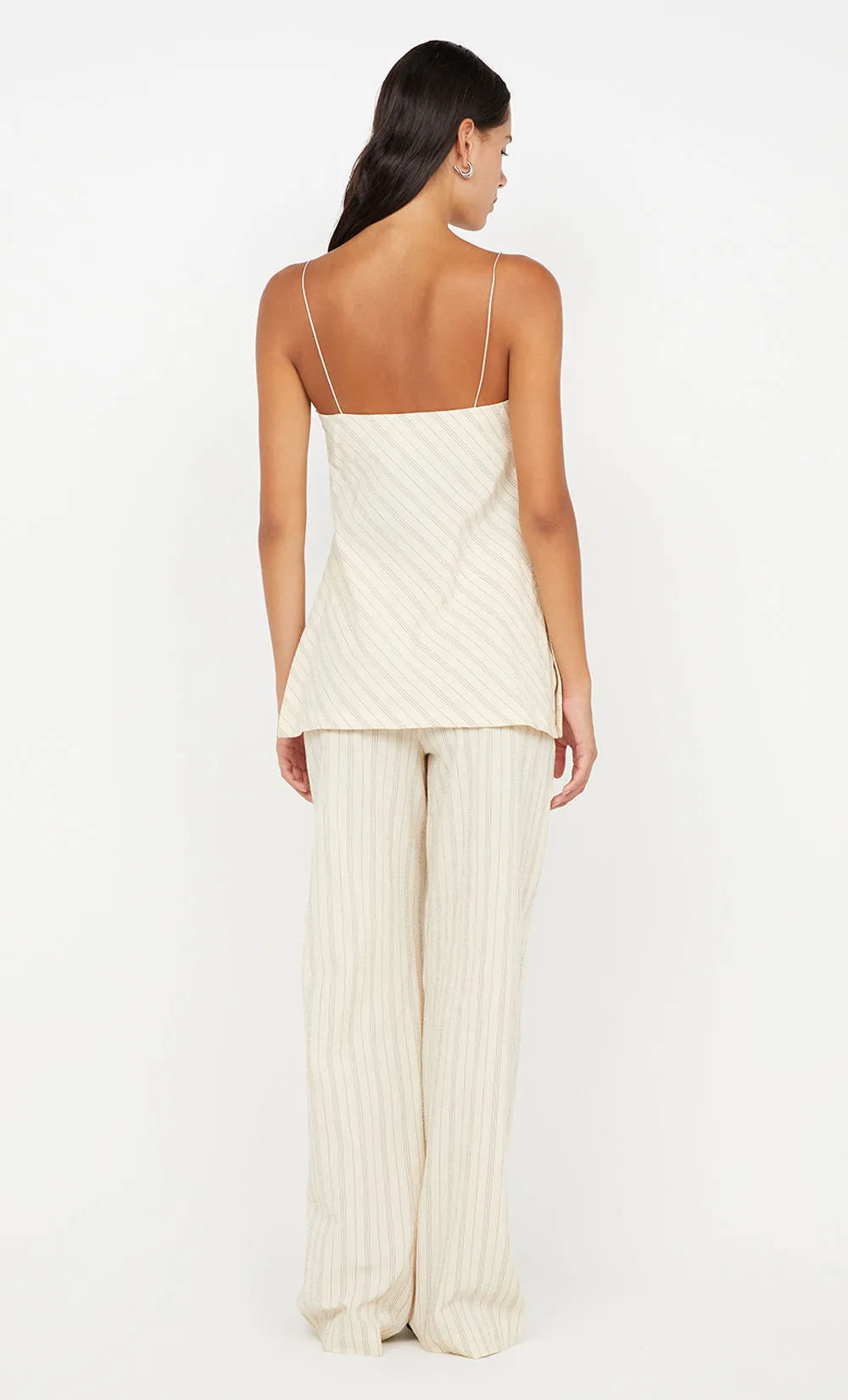 PEYSON PANT - CREAM/BLACK STRIPE