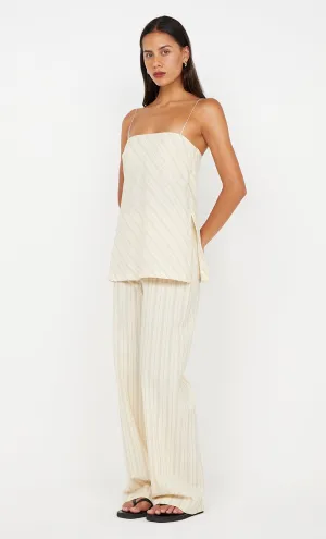 PEYSON PANT - CREAM/BLACK STRIPE