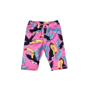 Pink Toucan Swim Shorts