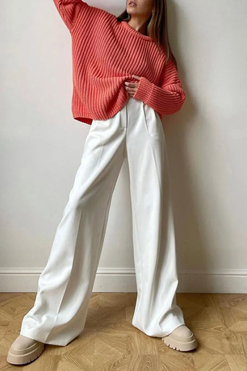 PJ0296 Wide Leg Slack Pants